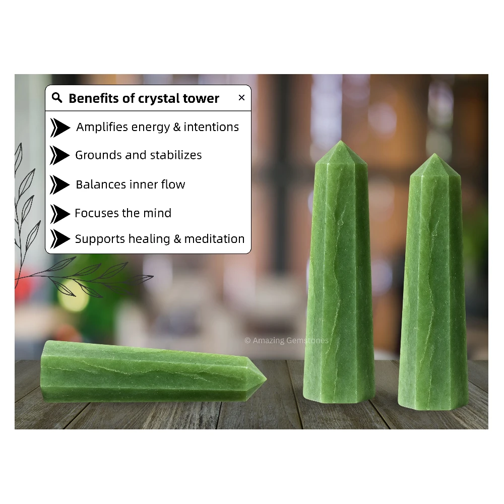 Green Aventurine Tower (3-4 Inch)