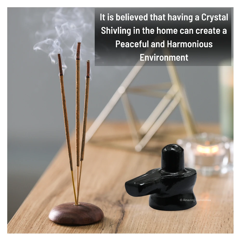 Black Obsidian Shivling