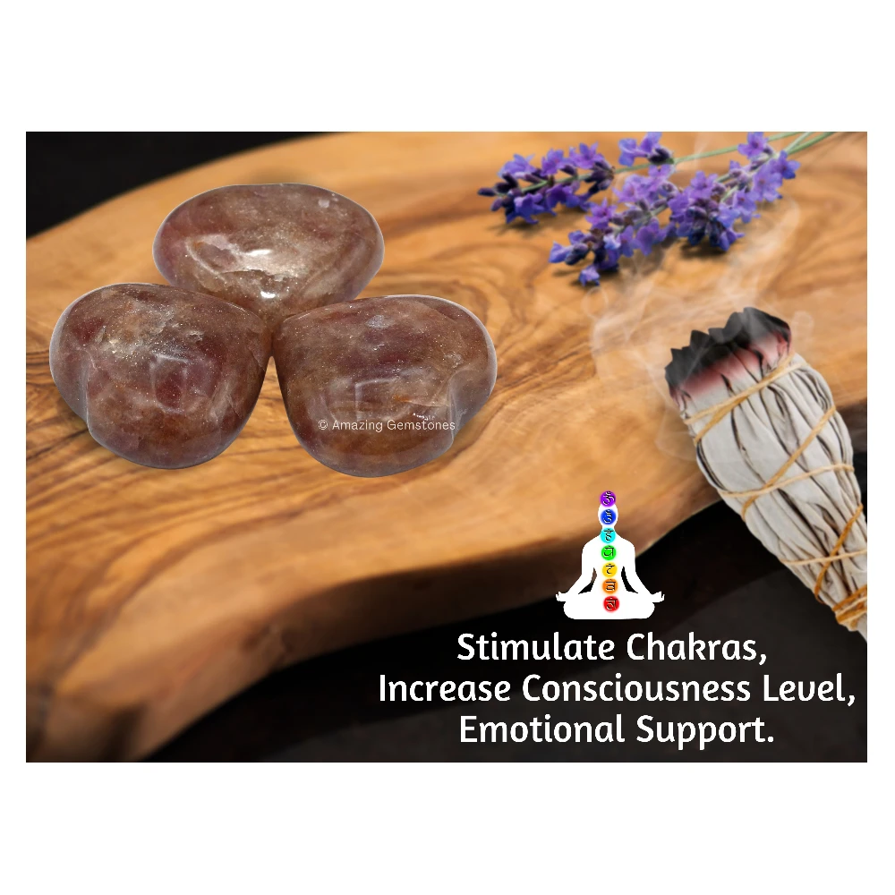 Strawberry Quartz Heart