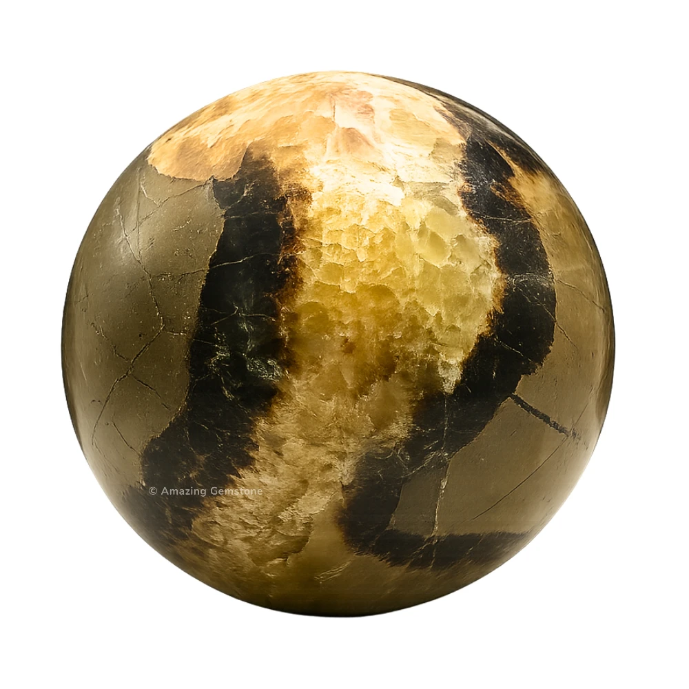 Septarian Sphere (1.5 Inch)