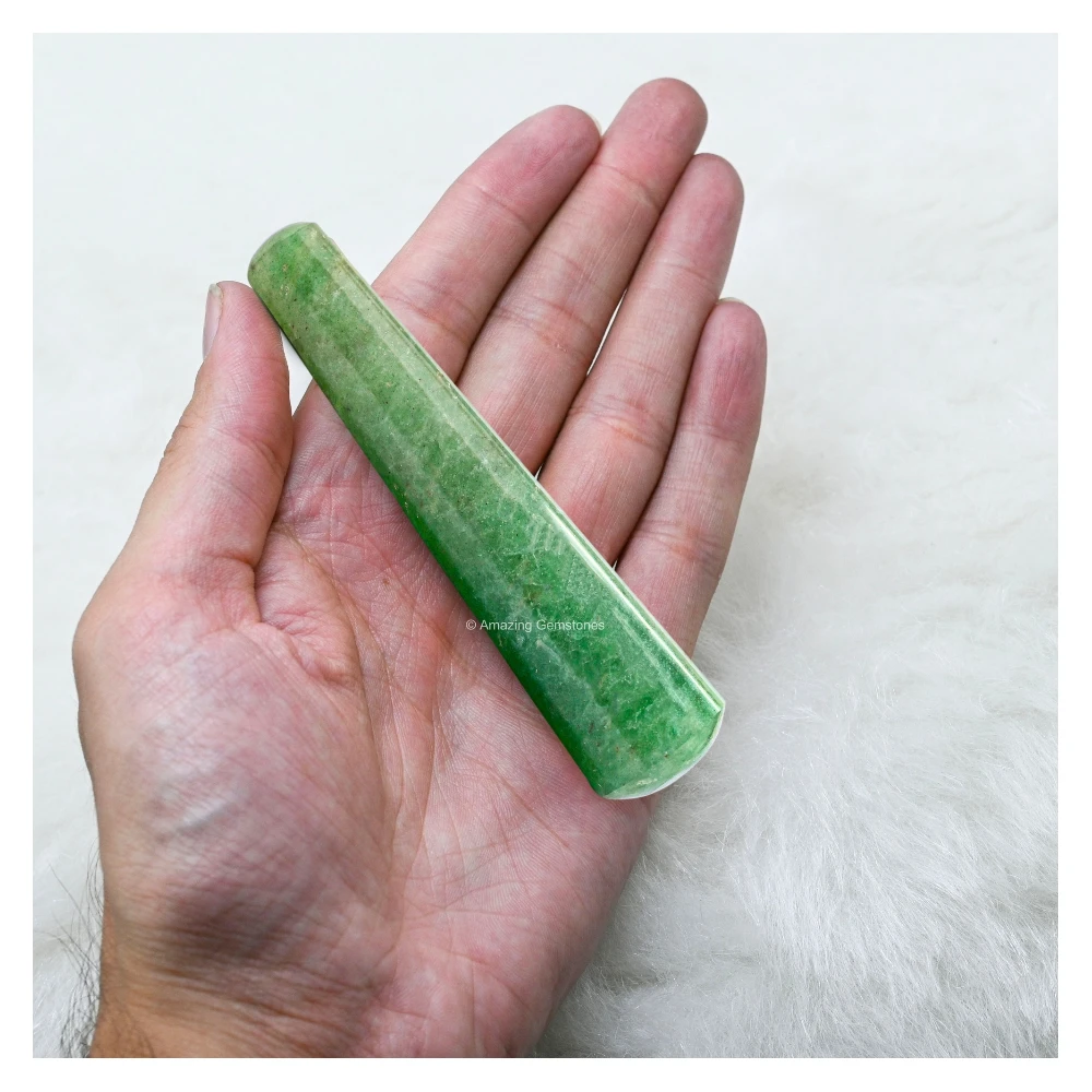 Green Strawberry Quartz Wand
