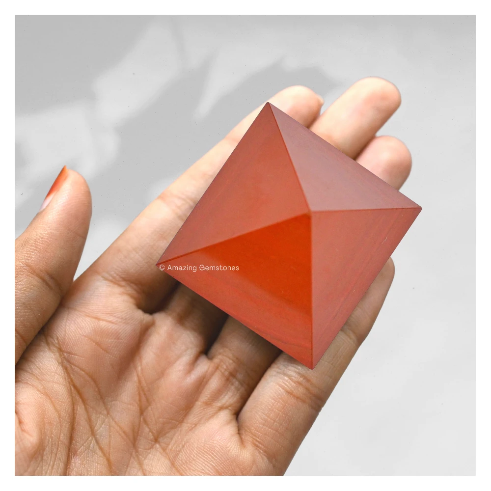 Red Jasper Pyramid (1.5 Inch)