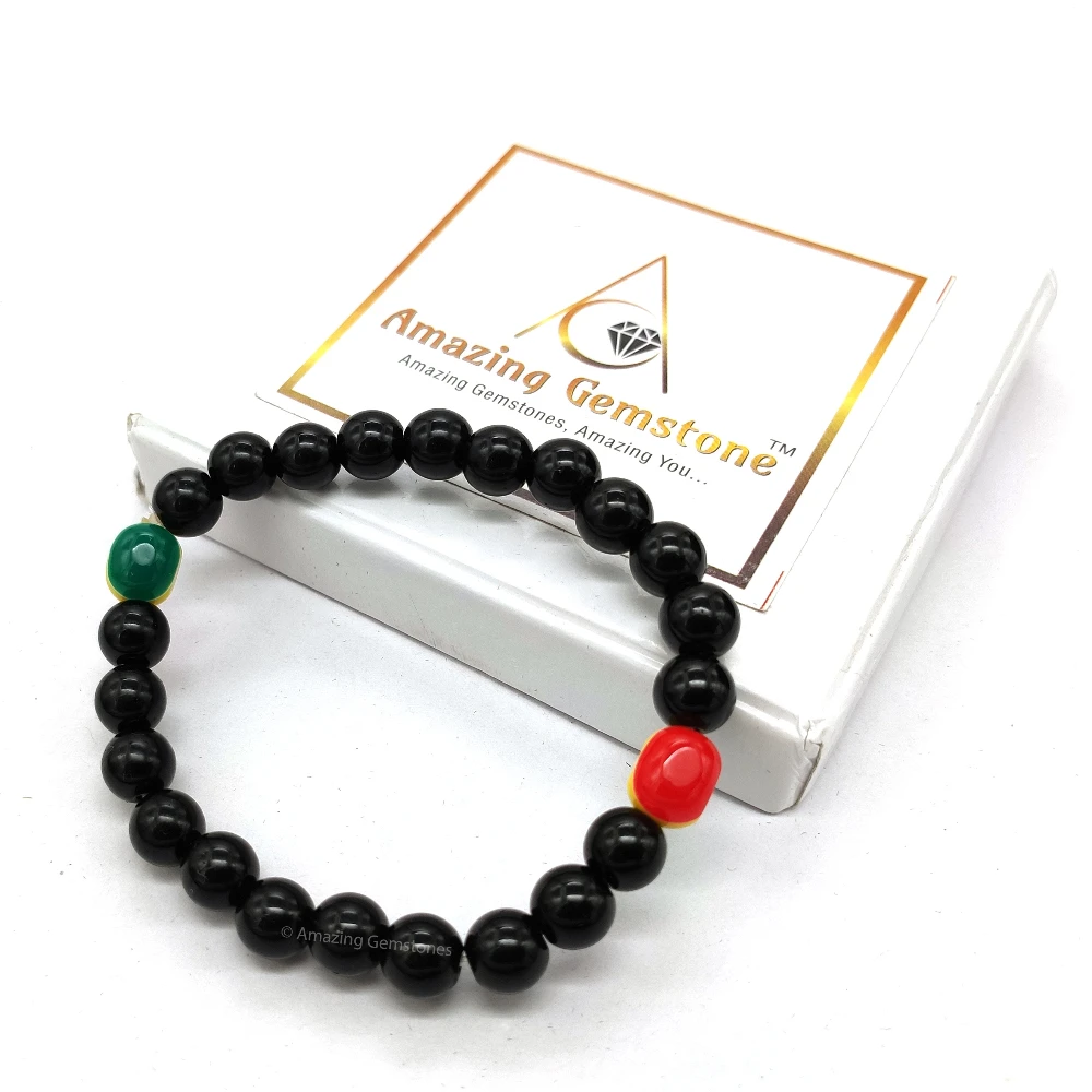 Triple Combination and Black Obsidian Bracelet