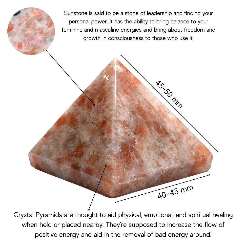 Sunstone Pyramid (2 Inch)