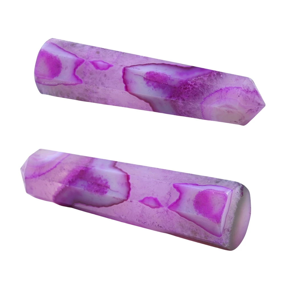 Pink Agate Tower (3" to 4" INCH)