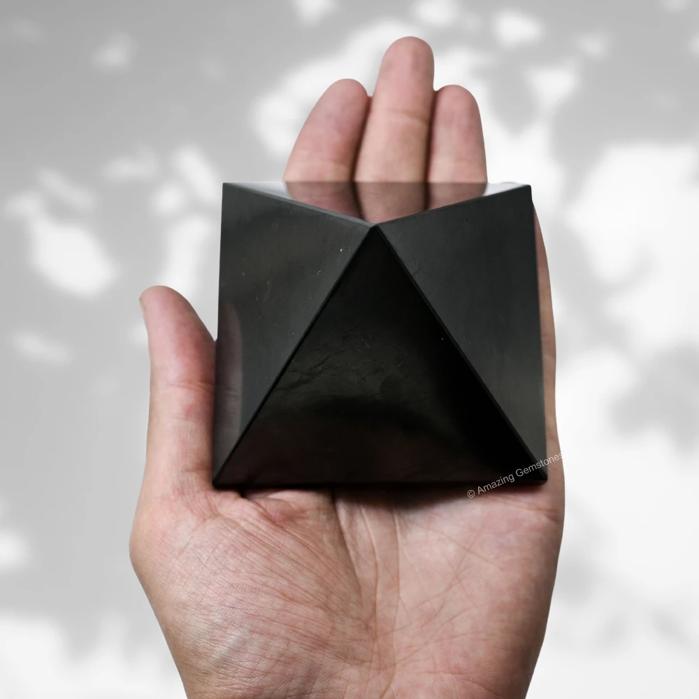 Shungite Pyramid (65-70 mm)