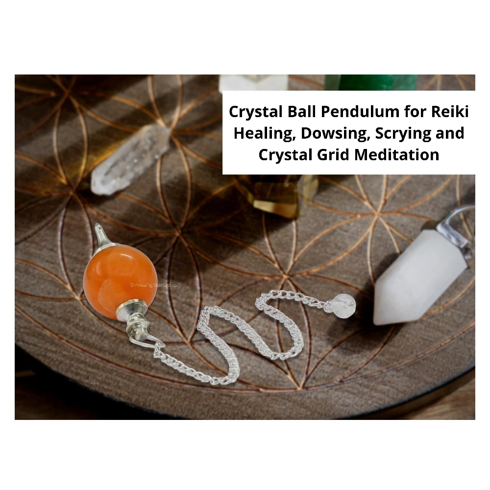 Red Aventurine Ball Pendulum