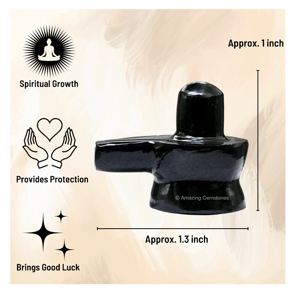 Black Agate Shivling