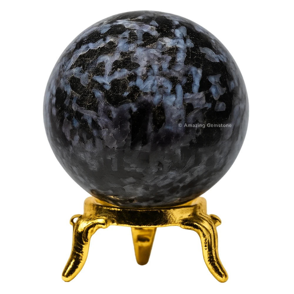 Indigo Gabbro Sphere (1.5 Inch)