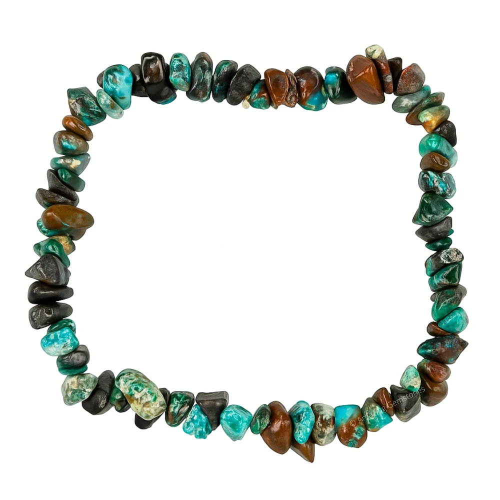 Chrysocolla Chips Bracelet