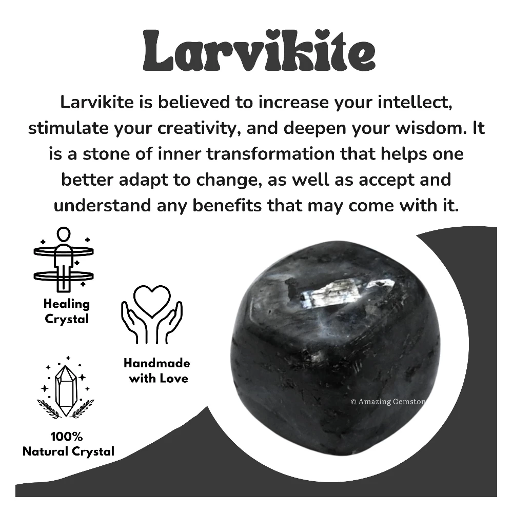 Tumbled Larvikite Crystals Stones (1000+ Carats)