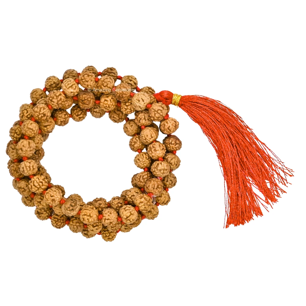 Rudraksha Mala (Hand Knotted)