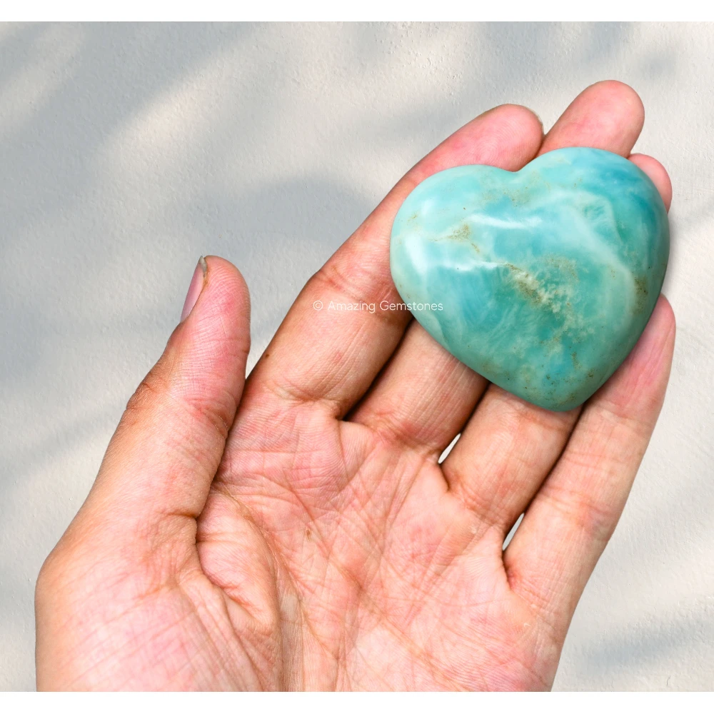 Caribbean Calcite Heart