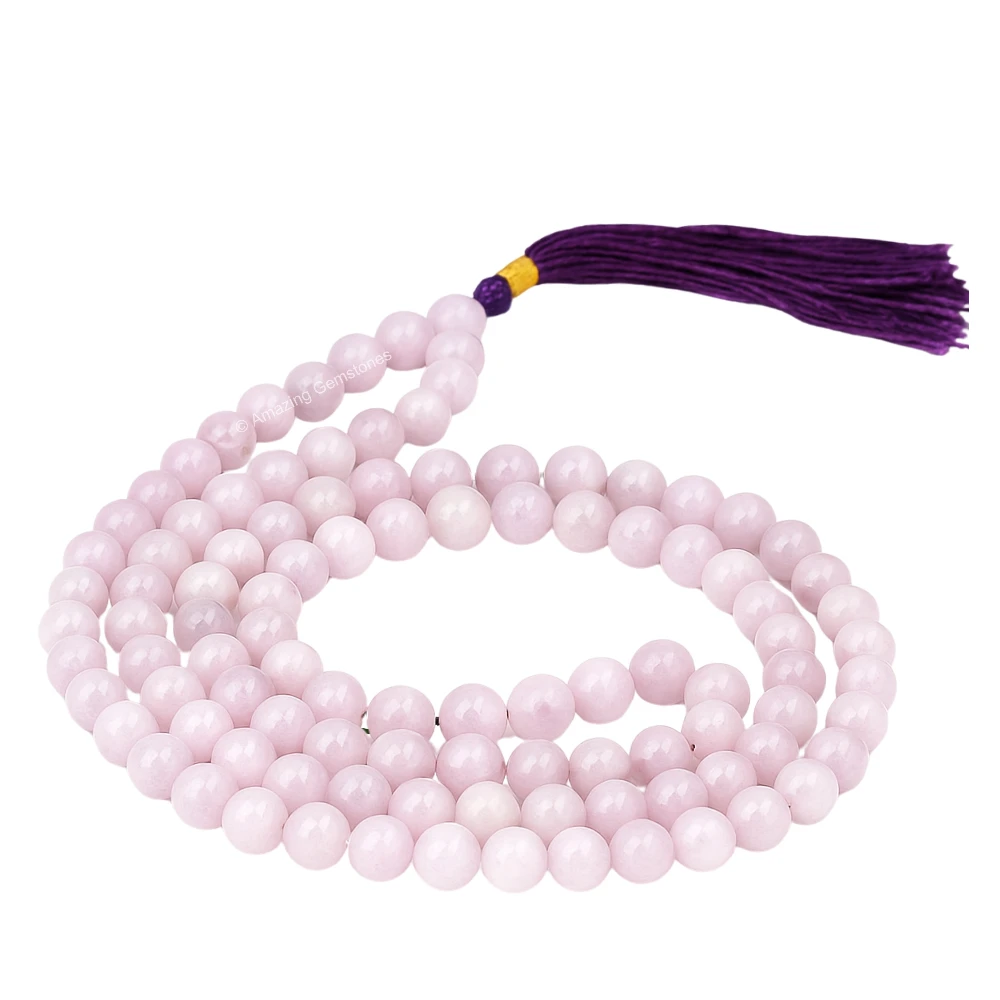 Kunzite Mala (Without Knot)
