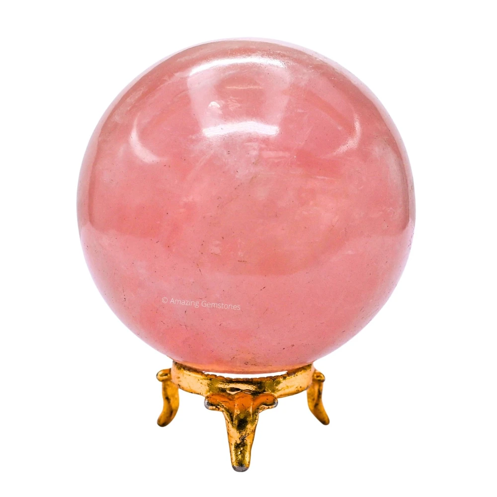 Large Rose Quartz Sphere (3 Inch)