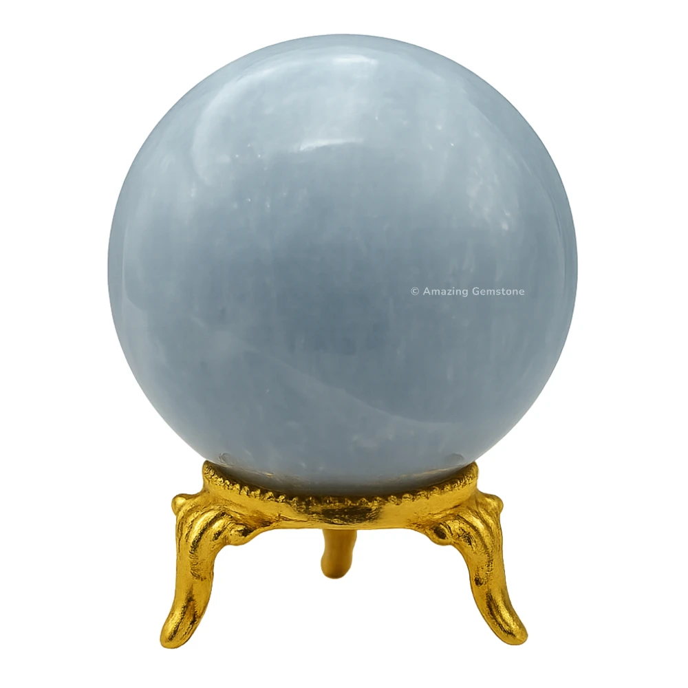 Blue Calcite Celestite Sphere (2 Inch)