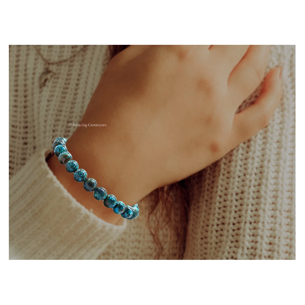 Chrysocolla Bracelet (Adjustable)