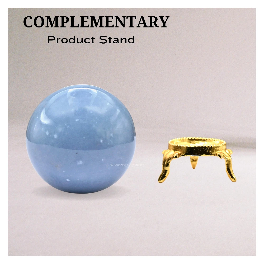 Angelite Sphere (1.5 Inch)