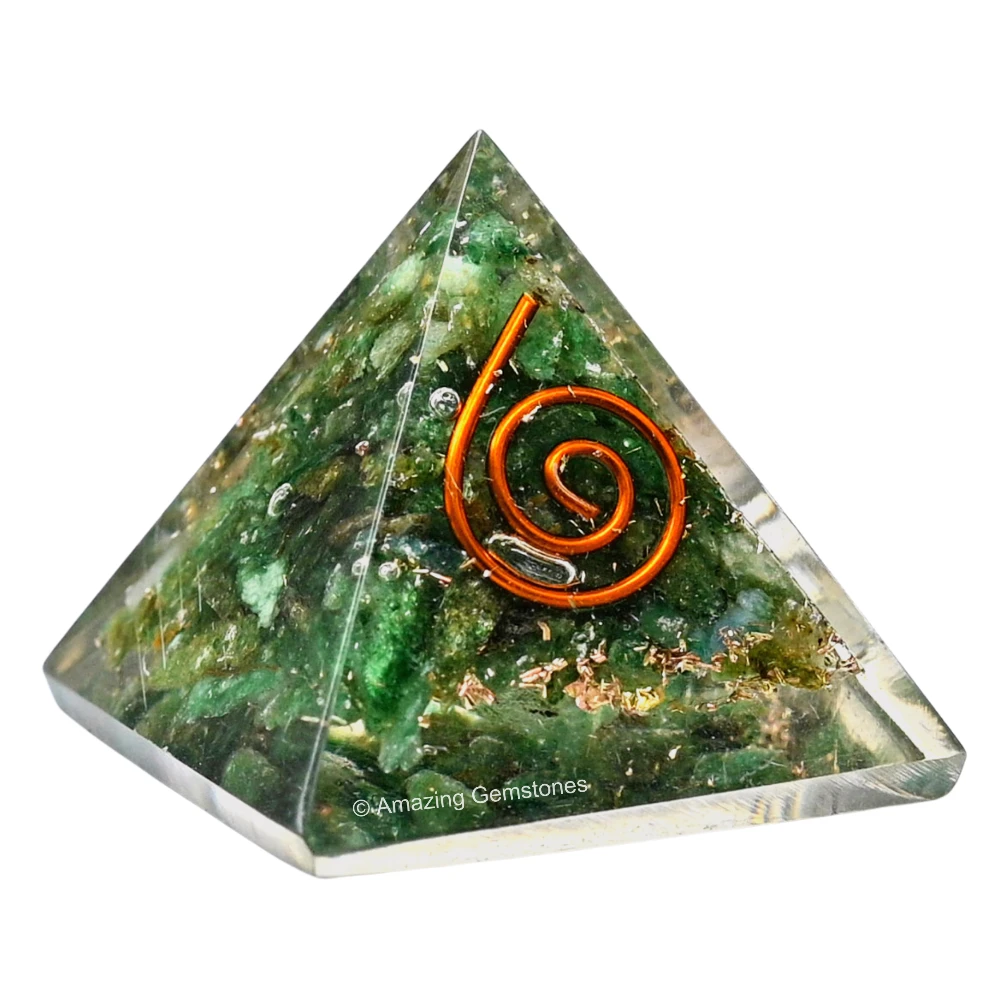 Green Aventurine Orgone Pyramid - Mini