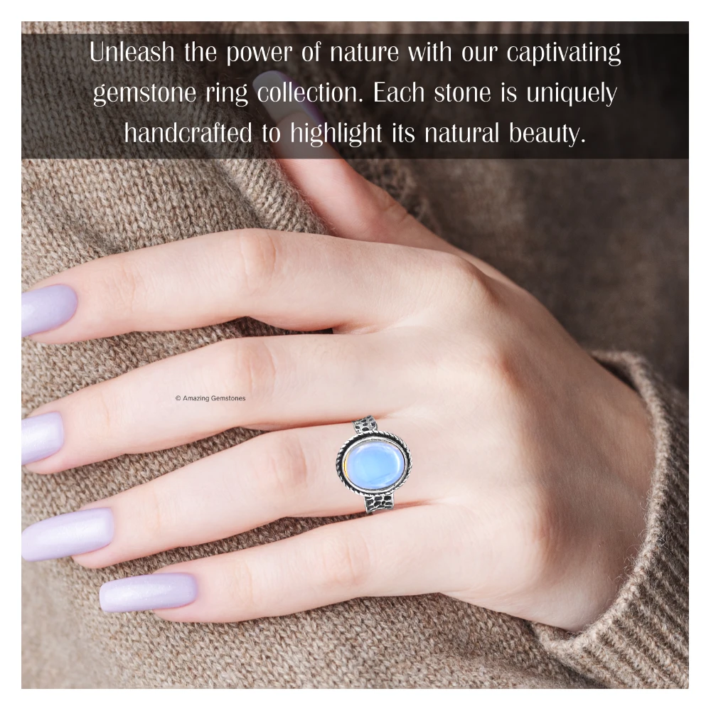 Opalite Ring (Silver)