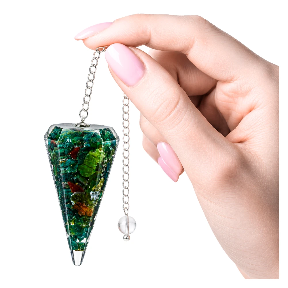 Bloodstone Orgone Pendulum