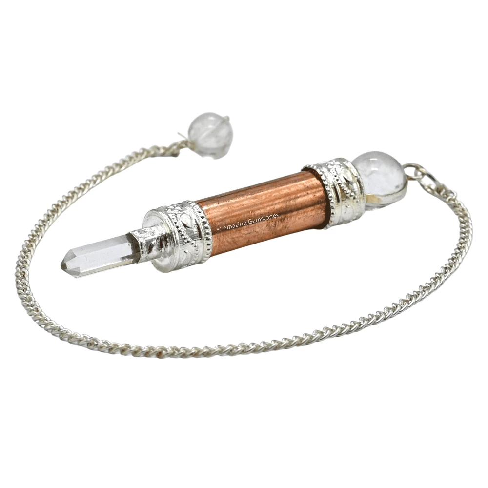 Copper Metal Pendulum - Copper 3 Piece Ring Cone (MP68)