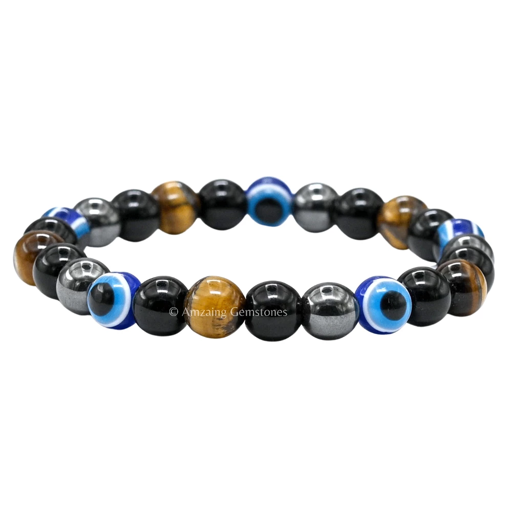 Evil Eye Bracelet for Ultimate Protection (Strechable)