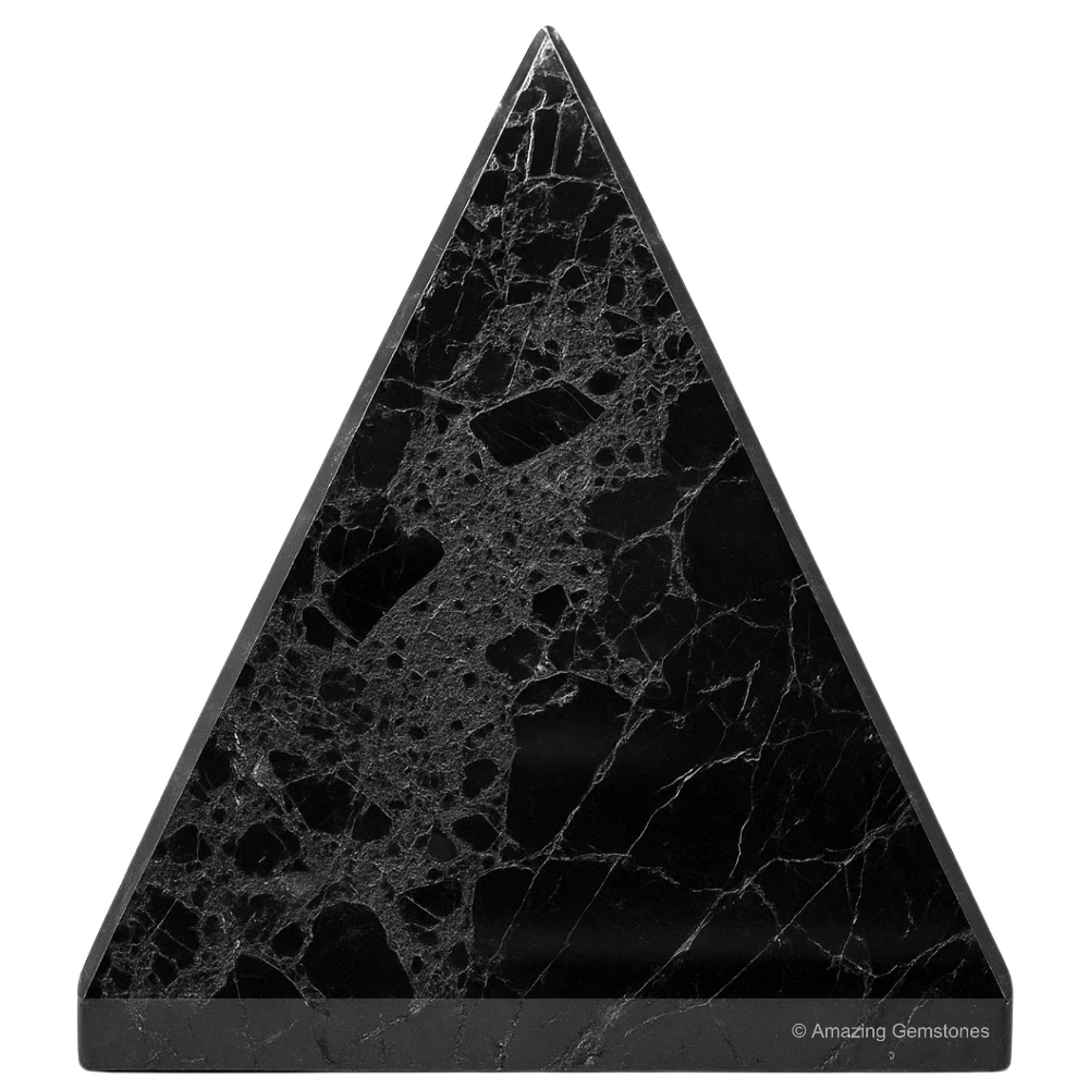 Natural Black Tourmaline Pyramid (2 Inch)