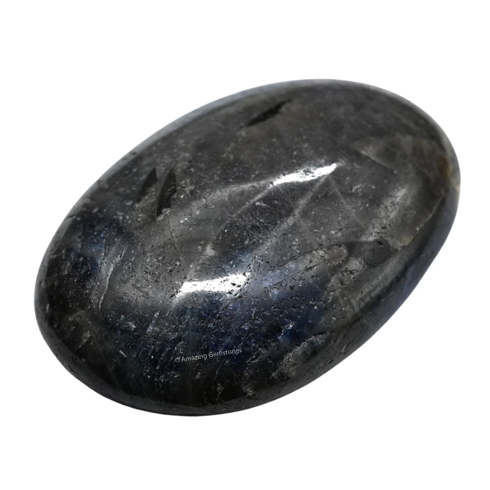 Blue Sapphire Palm Stone