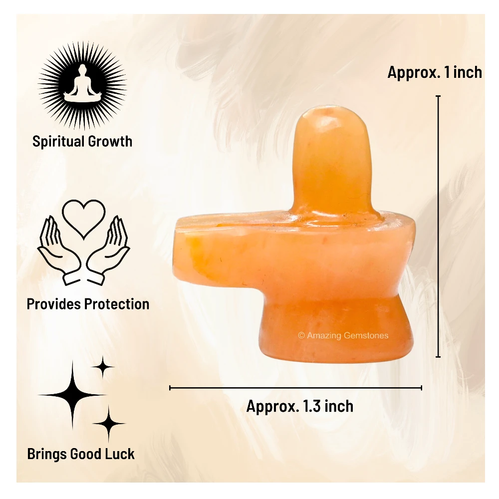 Light Red Aventurine Shivling