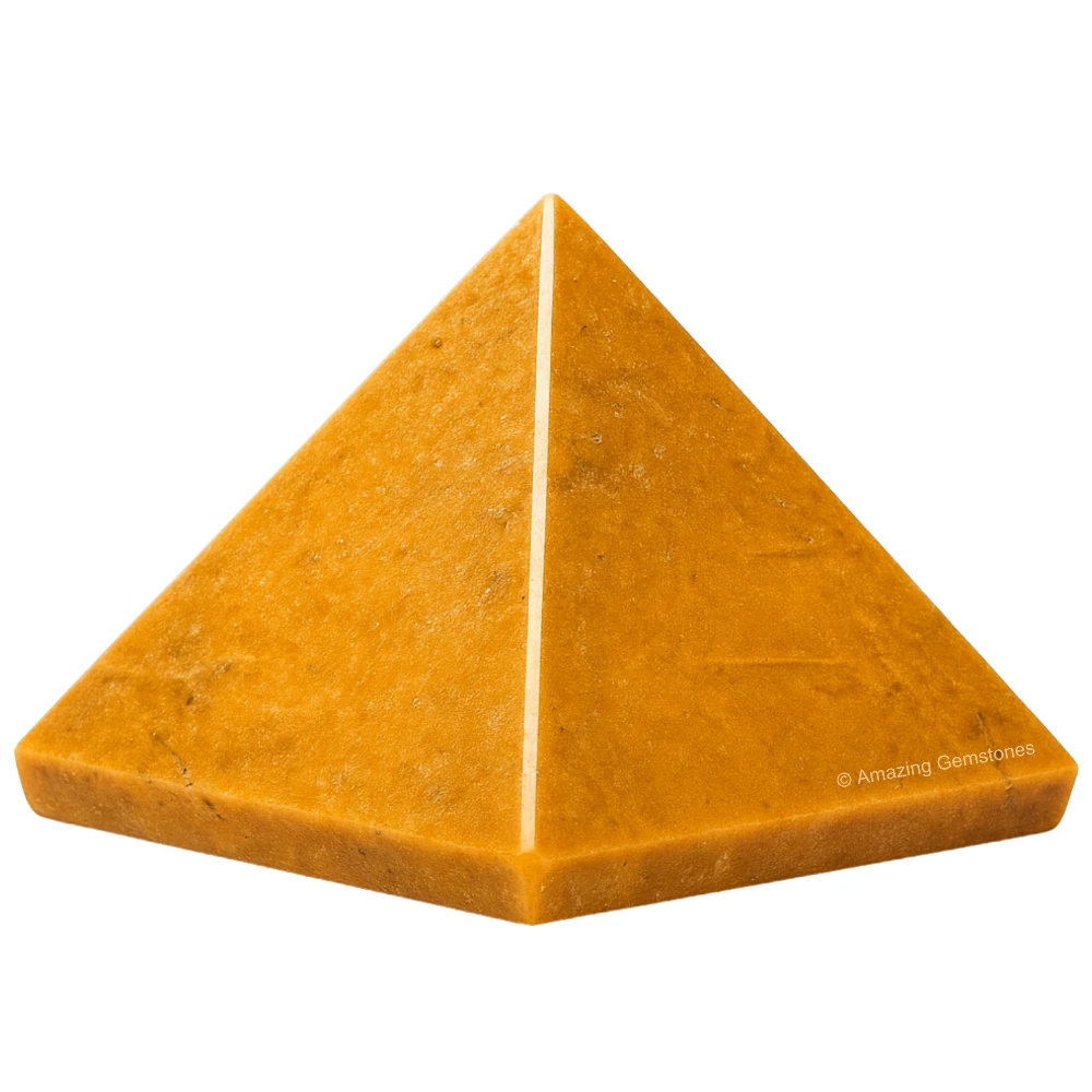 Yellow Jasper Pyramid (1.5 Inch)