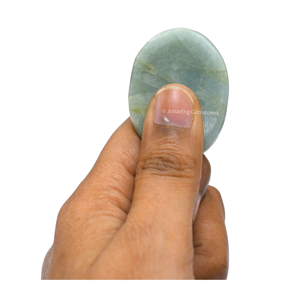 Aquamarine Worry Stone