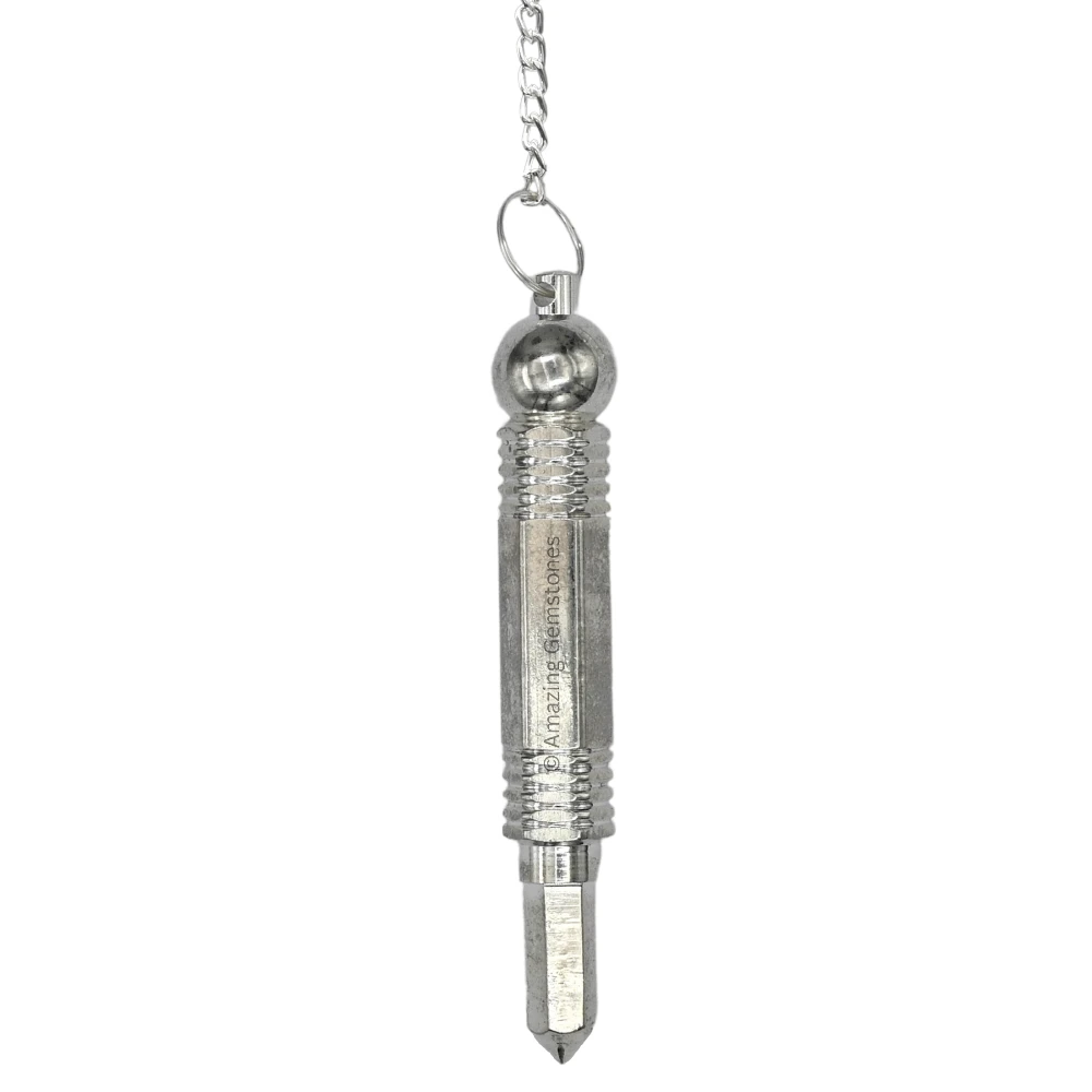 Copper Metal Pendulum - Silver 3 Piece (MP73)