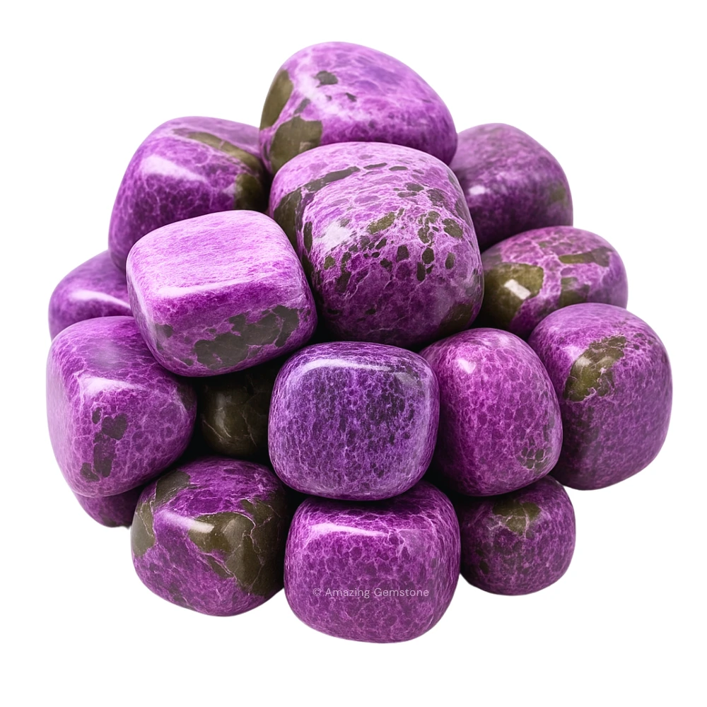 Tumbled Stichtite Stone Crystals (1000+ Carats)