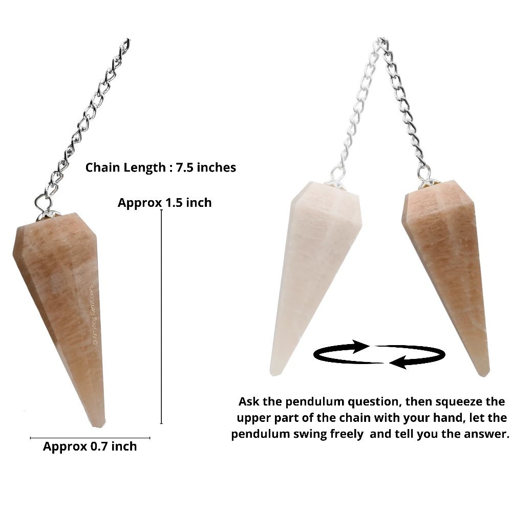 Cream Moonstone Pendulum