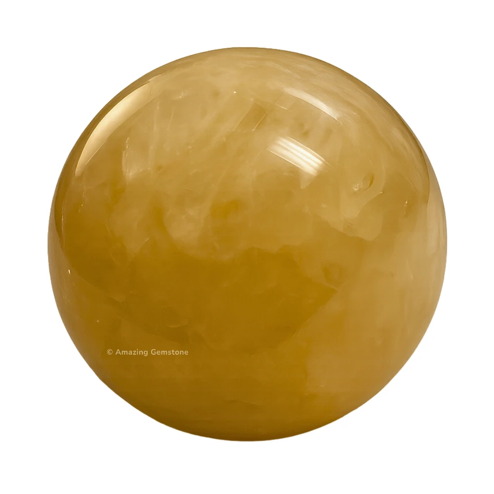 Citrine Sphere (1.5 Inch)