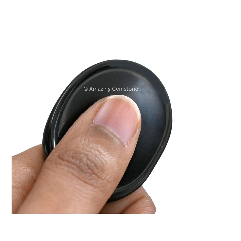 Black Tourmaline Worry Stone