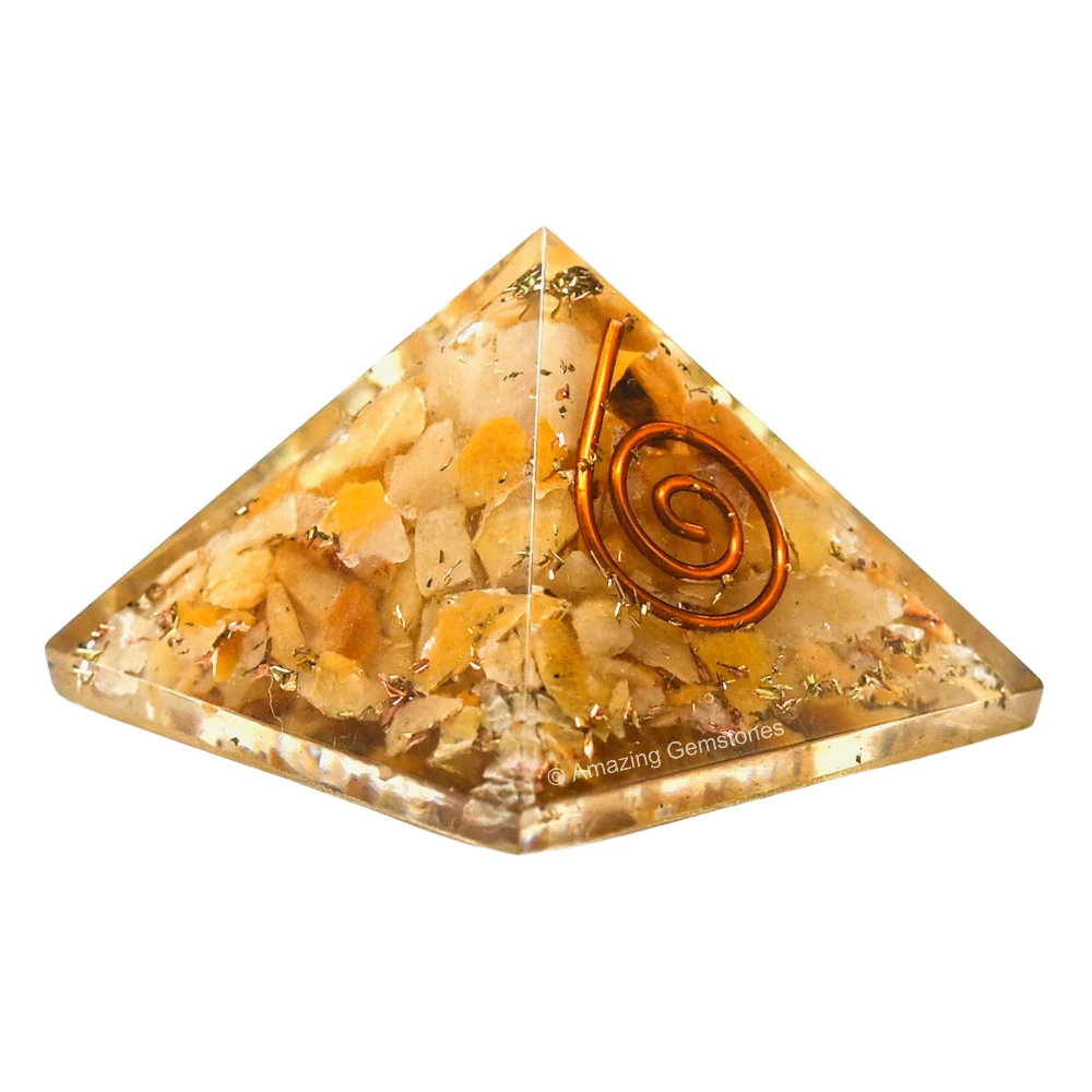 Yellow Aventurine Orgone Pyramid - Mini