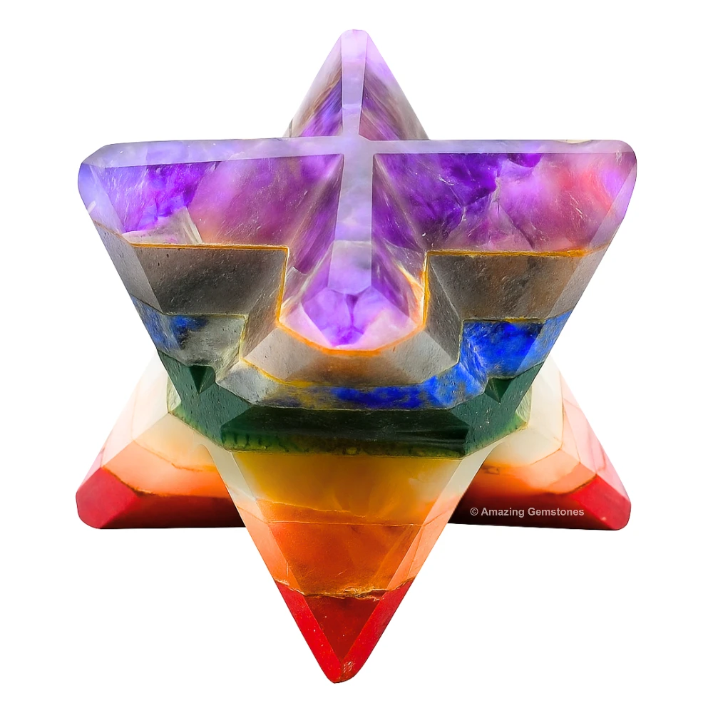 7 Chakra Merkaba (30-40-mm)