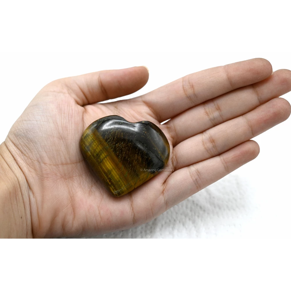 Tiger Eye Heart