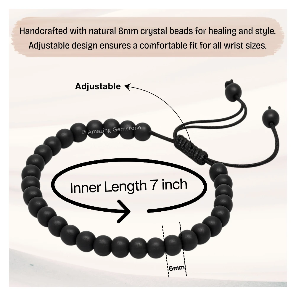 Karungali Bracelet (Adjustable) (6mm)