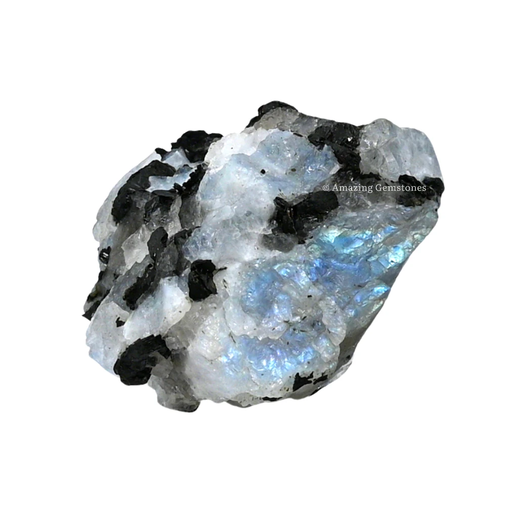 Rainbow Moonstone Raw Crystals