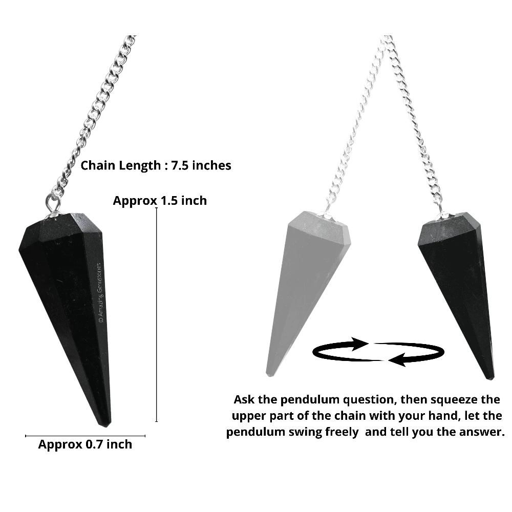 Black Tourmaline Pendulum
