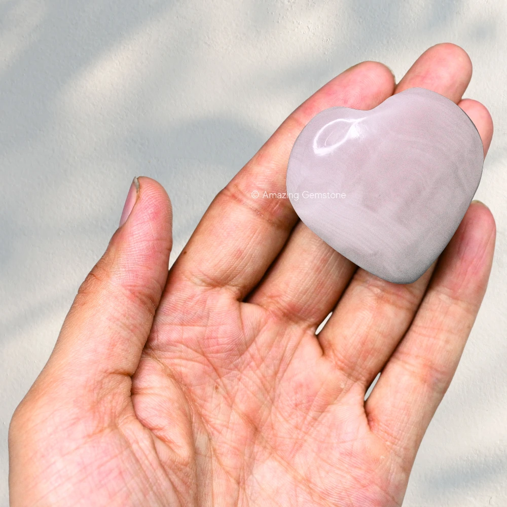 Pink Calcite Heart