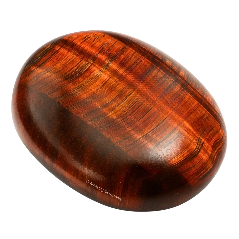 Red Tiger Eye Palm Stone