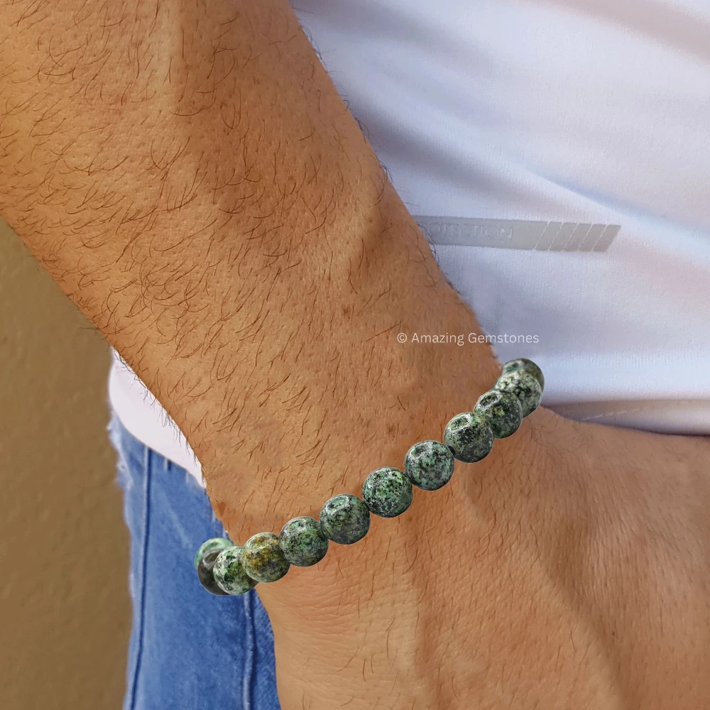 African Turquoise Bracelet (Adjustable)
