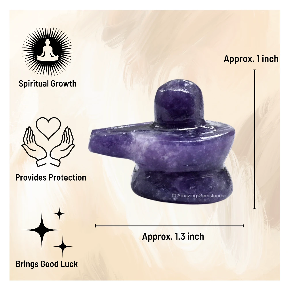 Lepidolite Shivling