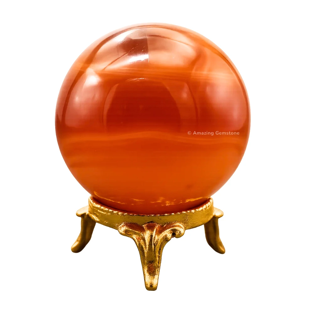 Carnelian Onyx Sphere (1.5 Inch)