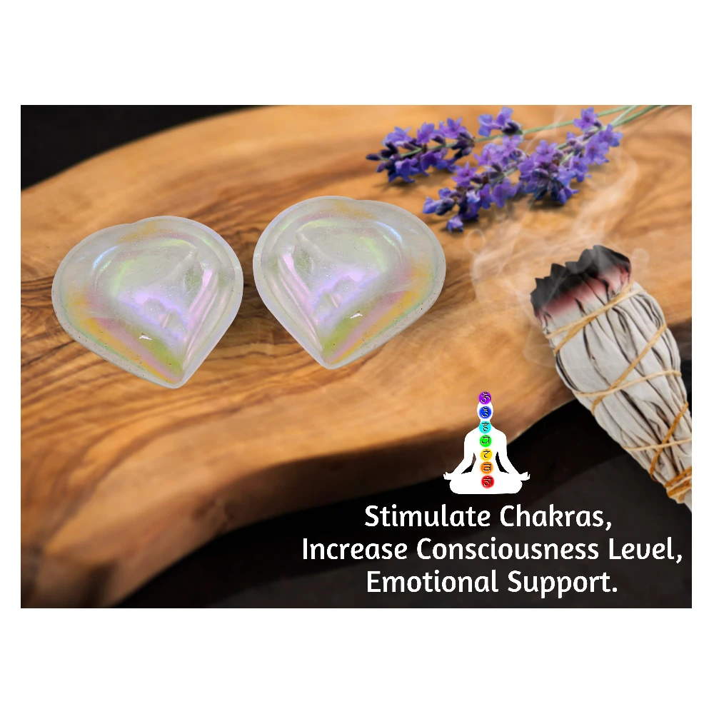 Angel Aura Quartz Heart
