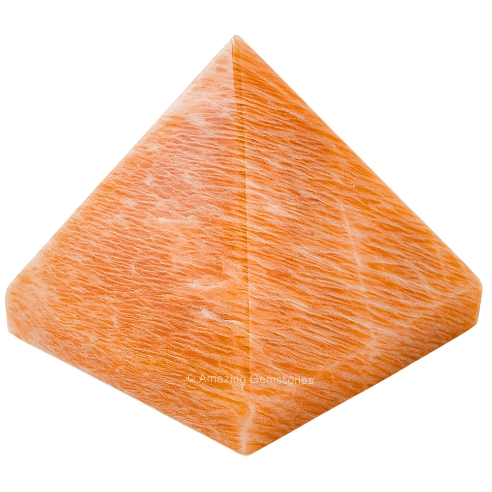 Peach Moonstone Pyramid (2 Inch)